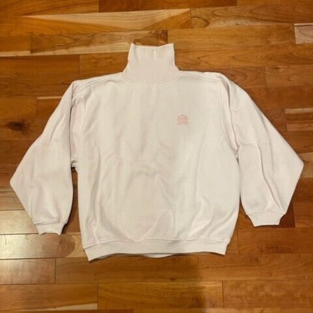 Vintage 90s GAP Turtleneck Sweatshirt World Classic Pink - Size Extra Large